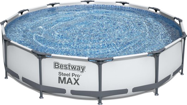 Nadzemný bazén guatý Steel Pro MAX, kartuová filtrácia, priemer 3,66m, výka 76cm