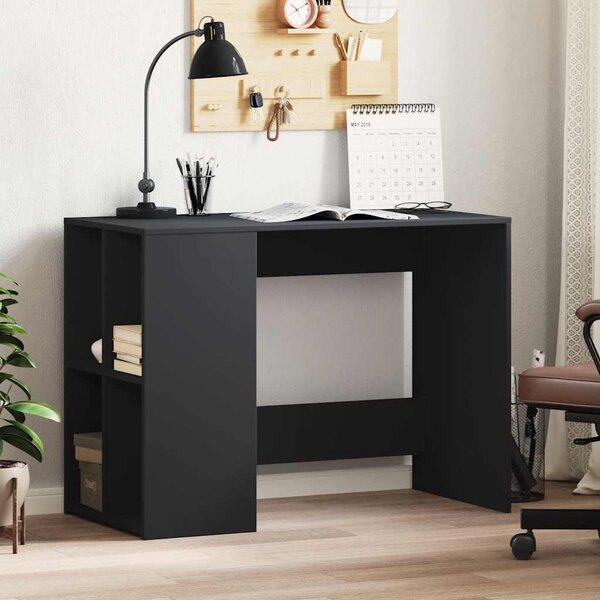 Maison Exclusive - písací stôl ierny 102x50x75 cm drevený materiál