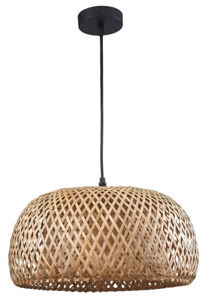 Luster na lanku KORFU 1xE27/20W/230V pr. 38 cm bambus