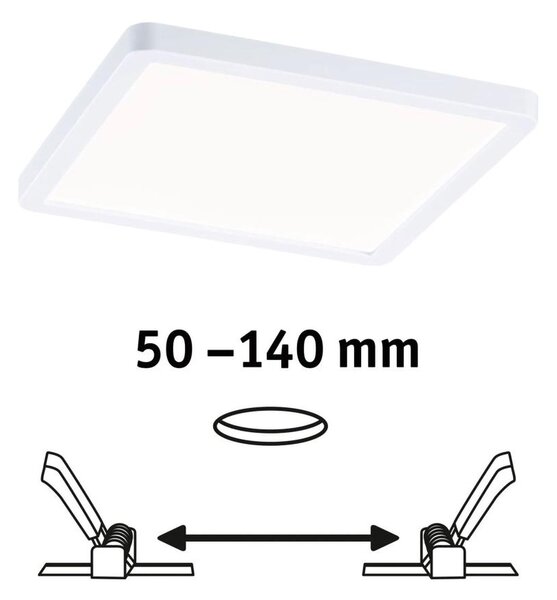 Paulmann 93059 - LED/13W IP44 stmievateľné kúpeľňové podhľadové svietidlo AREO 230V