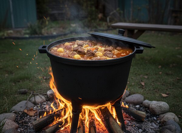 Liatinový kotlík HUNTING 8 l BBQ3710