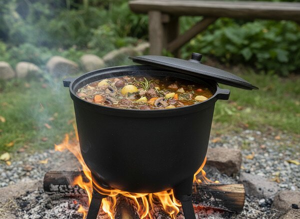 Liatinový kotlík HUNTING 11 l BBQ3727