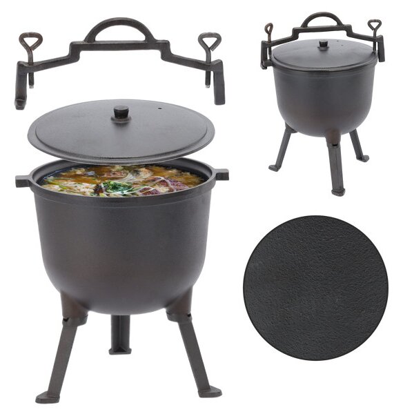 Liatinový kotlík HUNTING 11 l BBQ3727