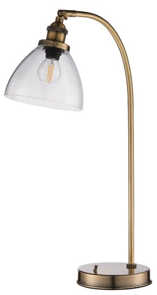 Endon 77859 - Stolová lampa HANSEN 1xE14/40W/230V mosadz