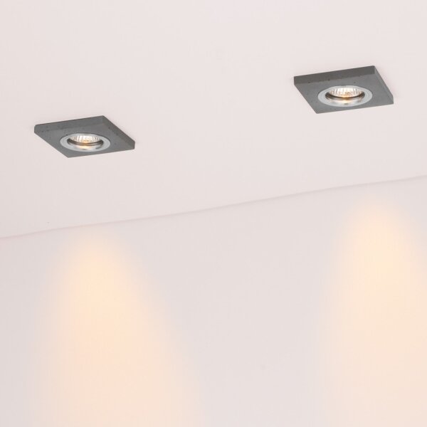 Spot-Light 2515336 - SADA 3x LED Podhľadové svietidlo VITAR 1xGU10/5W/230V betón