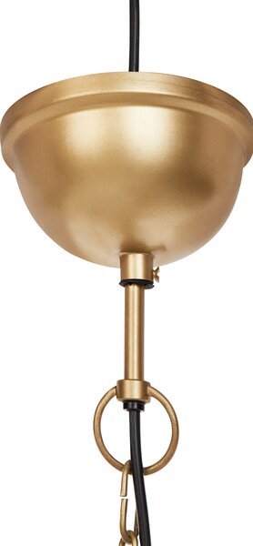 Závesná lampa zlatá kov železo stropné svietidlo ručná výroba 3 úrovne glamour tradičný štýl bytové doplnky