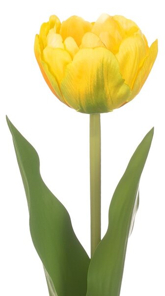 AmeliaHome Umelá kvetina Tulipán žltá