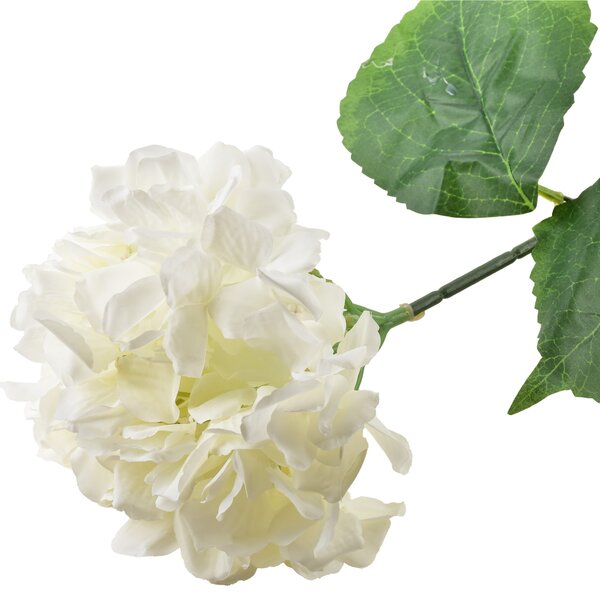 Mondex Umelá kvetina VIRIDIS HORTENSIA 73 cm biela