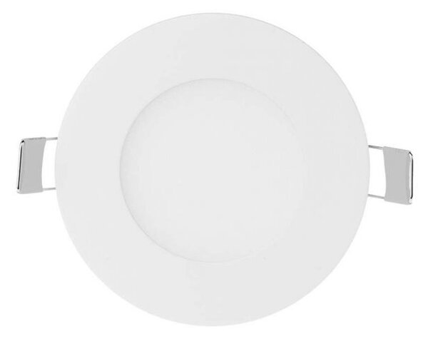 V-TAC Okrúhly zapustený LED mini panel 3W ALU, Studená biela 6000 - 6500K