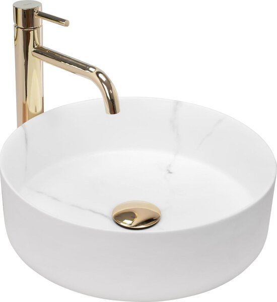 Umývadlo na dosku Rea SAMI Marble Mat