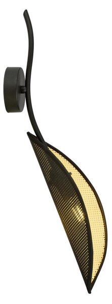 Nástenné svietidlo LOTUS 1xE14/10W/230V čierna/zlatá