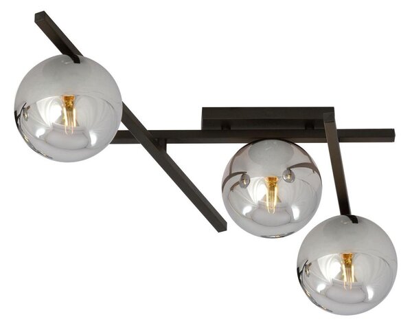 Stropné svietidlo SMART 3xE14/10W/230V čierna/šedá