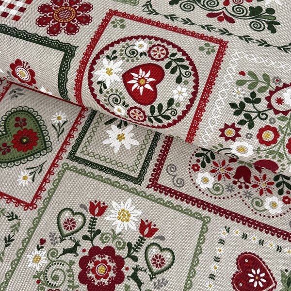 Metráž Bavlna režná - Krojovaný patchwork