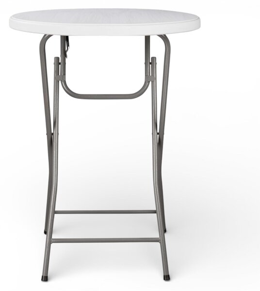 Skladací stôl, vysoký, okrúhly (80 cm)