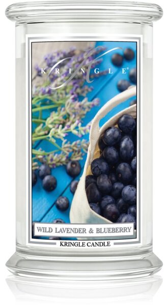 Kringle Candle Classic Wild Lavender & Blueberry vonná sviečka 623 g
