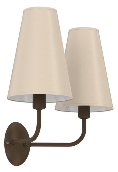 Nástenná lampa GRENADA 2xE14/15W/230V béžová