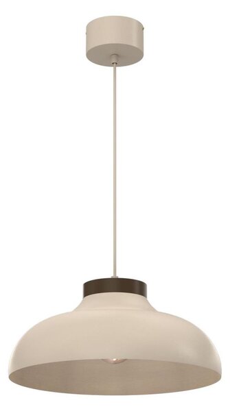 Závesný luster na lanku BASCA 1xE27/15W/230V béžovo-hnedý