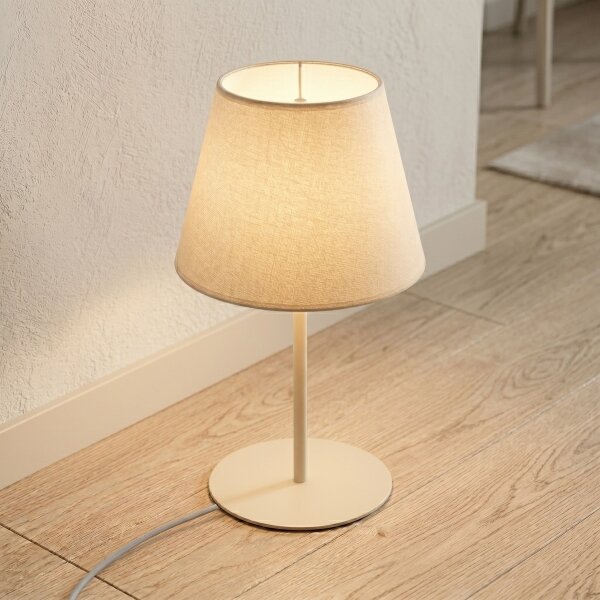 Stolná lampa ARDEN 1xE27/15W/230V béžová