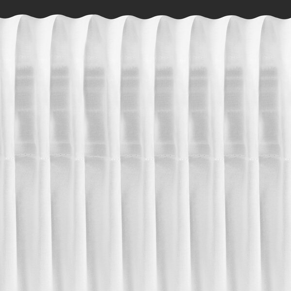 ZÁCLONA NA PÁSKE DEBRA 140X270 CM BIELA