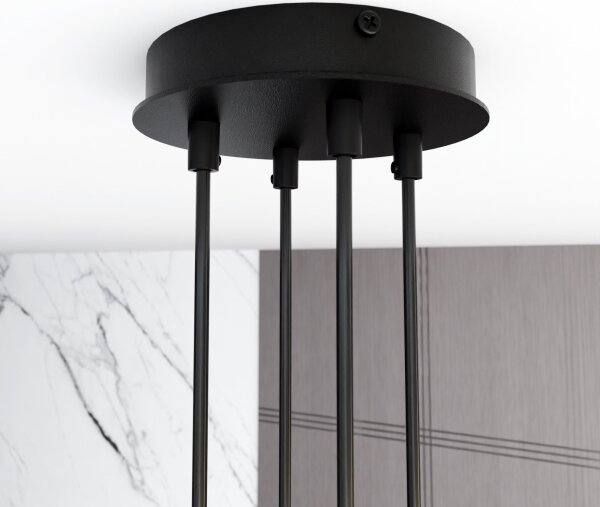 Luster na lanku MODUS 4xGX53/10W/230V čierna