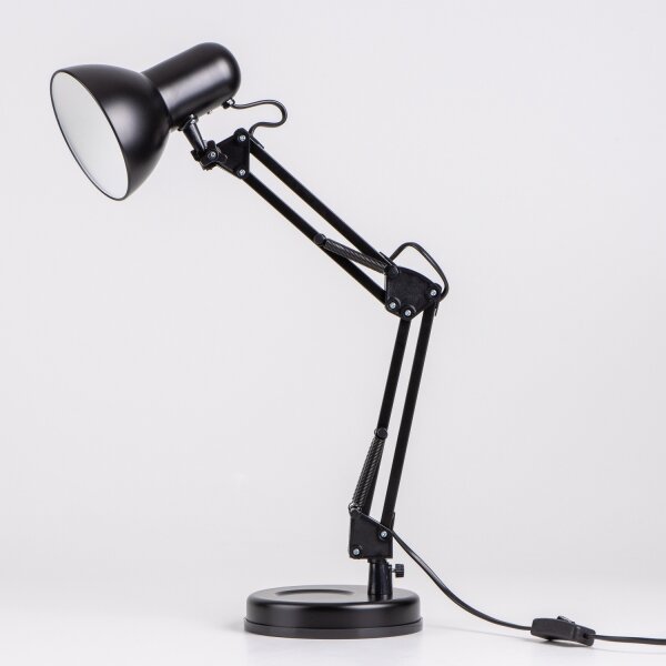 Brilagi - LED Stolná lampa ROMERO 1xE27/10W/230V čierna