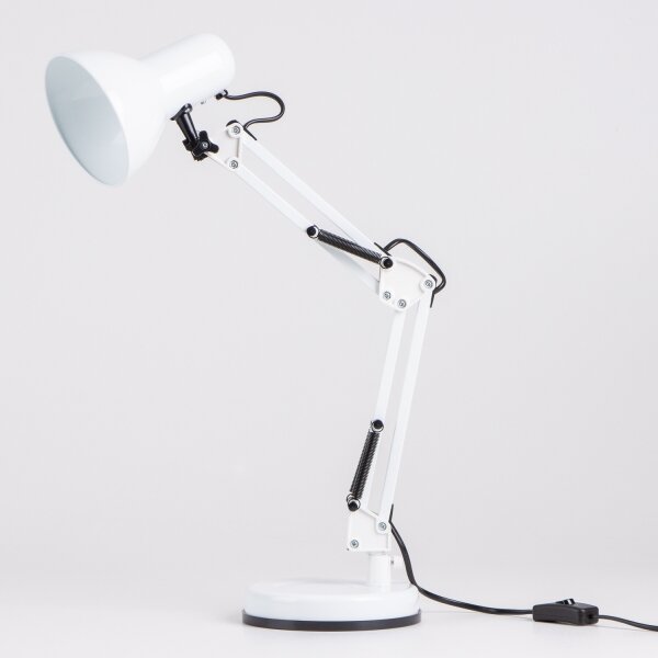 Brilagi - LED Stolná lampa ROMERO 1xE27/10W/230V biela
