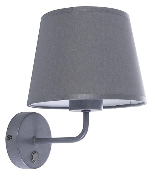 Nástenná lampa MAJA 1xE27/15W/230V šedá