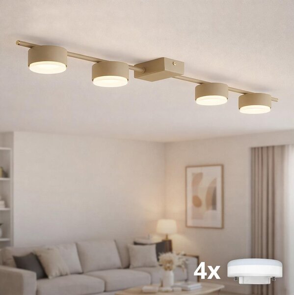 BRILAGI - LED Bodové svietidlo MONO 4xGX53/30W/230V béžové