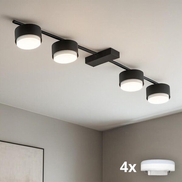 Brilagi - LED bodové svietidlo MONO 4xGX53/30W/230V čierna