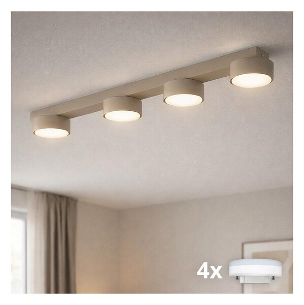 Brilagi - LED bodové svietidlo MONO 4xGX53/30W/230V béžové