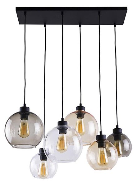 TK Lighting 2164 - Luster na lanku CUBUS 6xE27/60W/230V