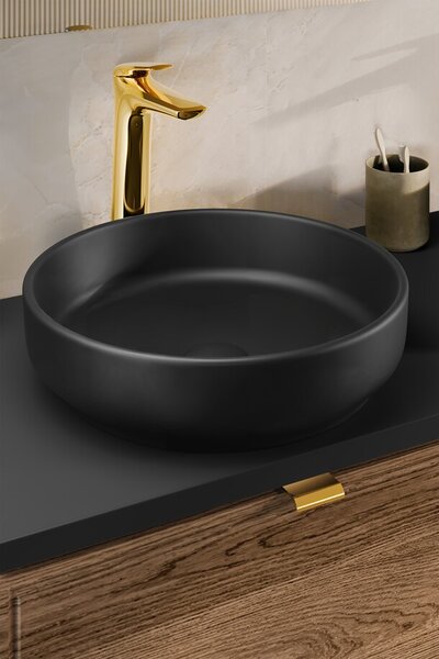 Comad Koupelnová skříňka Dorothy River s deskou a umyvadly 120 cm dub ristretto