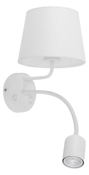 Nástenná lampa MAJA 1xE27/15W/230V + 1xGU10/10W/230V biela