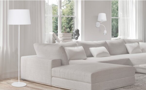 Nástenná lampa MAJA 1xE27/15W/230V + 1xGU10/10W/230V biela