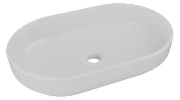 Comad Závesná skrinka Ovalia River s doskou a umývadlom 120 cm dub Cremona