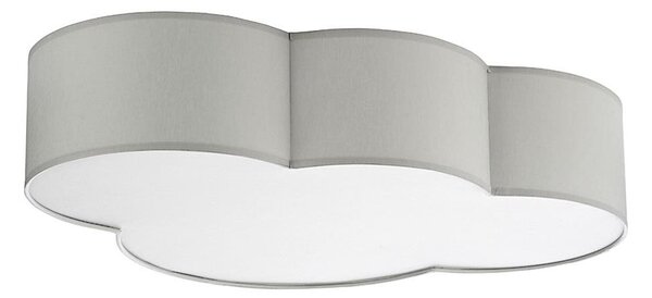Stropné detské svietidlo CLOUD 4xE27/15W/230V šedá