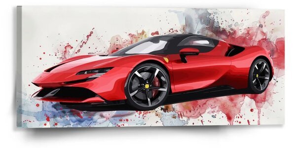 Sablio Obraz Ferrari Paint - 110x50 cm