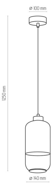 Luster na lanku MARCO 1xE27/60W/230V biela