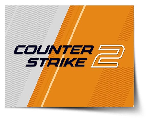Sablio Plagát Counter Strike 2 Oranžová - 60x40 cm