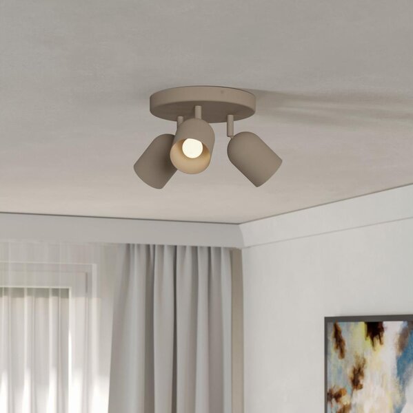 Eglo 44163 - Bodové svietidlo TILSTON 3xE14/40W/230V béžové