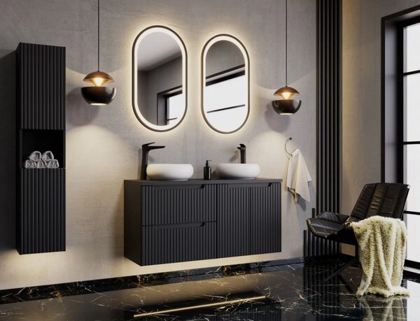 Comad Umývadlová skrinka Nova Black D2 81-20-1D čierna