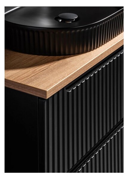 Comad Umývadlová skrinka Nova Black D2 82-60-2S čierna