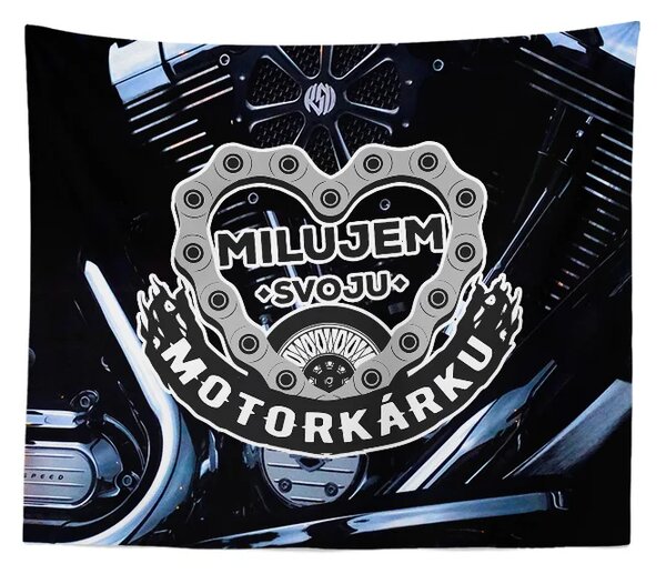 Sablio Deka Milujem svoju motorkárku: 150x120 cm