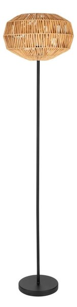 Eglo 44146 - Stojacia lampa SHELDON 1xE27/40W/230V hnedá
