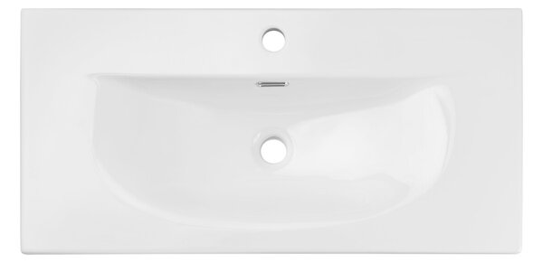 Comad Umyvadlová skrinka so zápustným umývadlom Nova White 80 cm biela