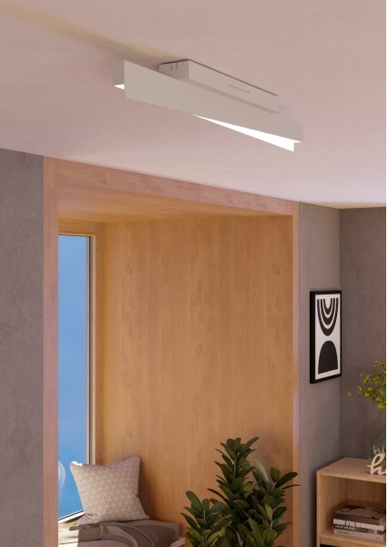 Eglo 901832 -LED RGBW Stmievateľné stropné svietidlo BOLOGNANO-Z LED/13W/230V sivá