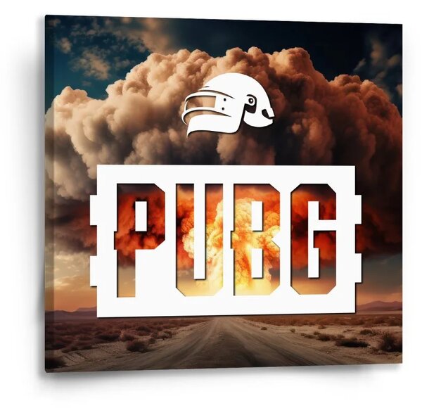 Sablio Obraz PUBG Explózia 1 - 50x50 cm