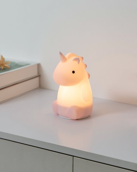 Eglo 75946-LED RGBW Nabíjateľné detské nočné svetlo CASTELLINO LED/5W/5V 1200mAh jednorožec