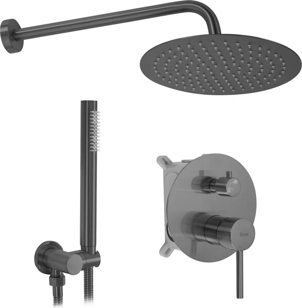 Podomietkový Sprchový Set Rea Lungo Titanium