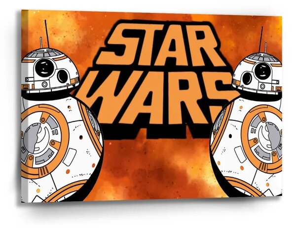 Sablio Obraz Star Wars Ohnivé pozadie - 90x60 cm